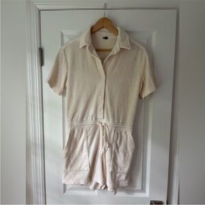 Monrow Cream Textured Garment